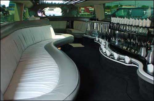 Black Hummer H2 - Interior